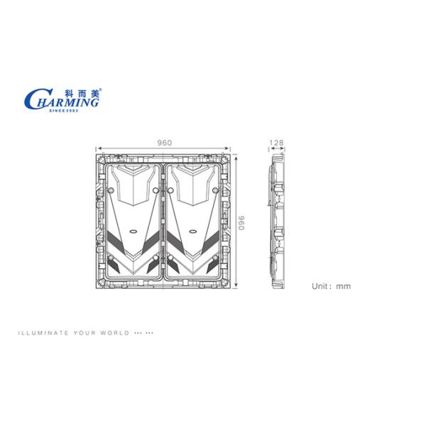 P5 / P8 Outdoor LED Screen Wall Display For Advertising Brightness Panel