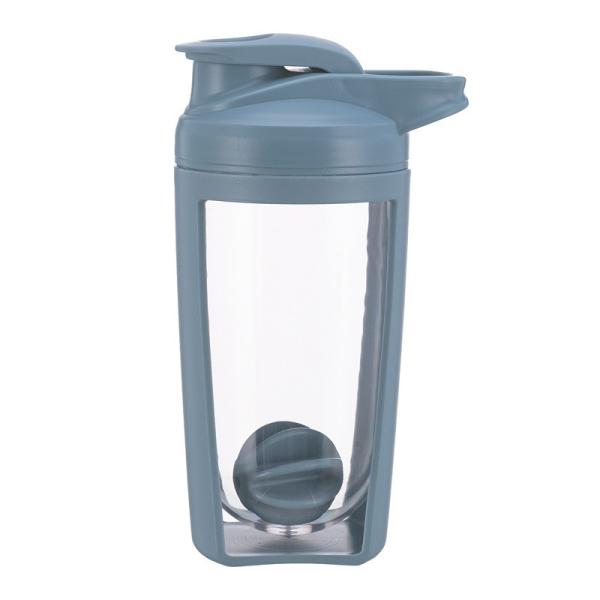 Anti-corrosion Coating Equipped 650ml Plastic Shaker Bottle for Protein Sports Gym