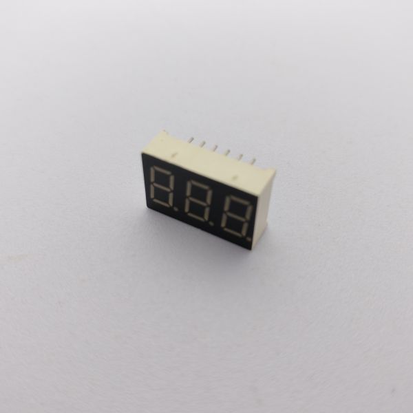 Red 0.36 3 Digit 7 Segment LED Display for Temperature/Humidity Indicator