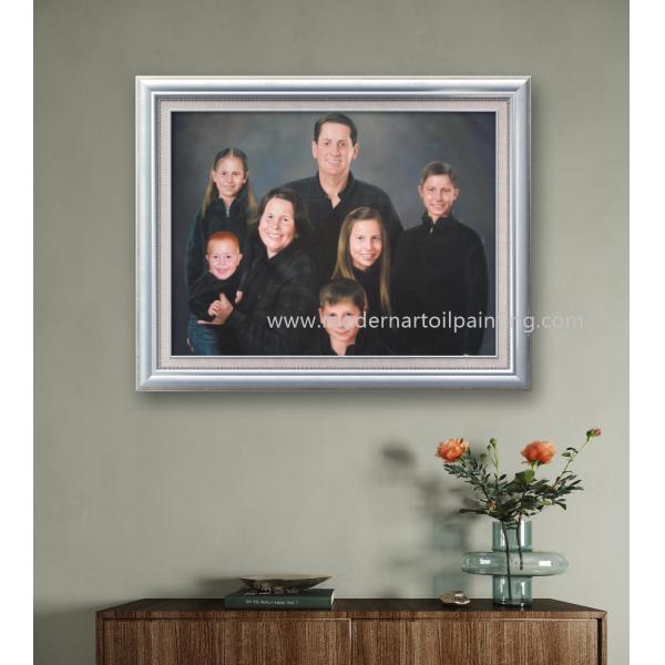 Handmade Custom Portrait Oil Painting from Photo The Best Personalized Gift of Family Portrait Wall Art for Home Decor