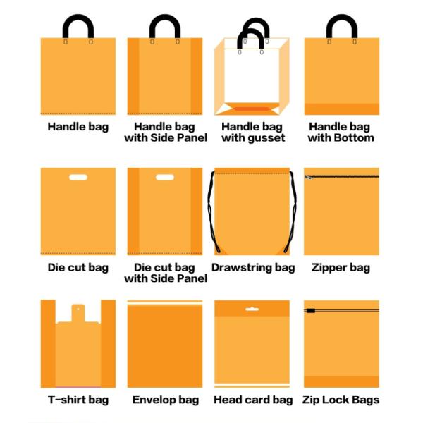 Personalized Cheap custom white  sewing non woven promotion bag