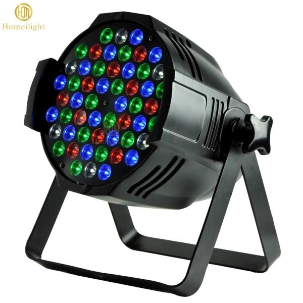 Profissionais 54x3W RGBW LED Par Light Uplights Luzes de palco para igreja