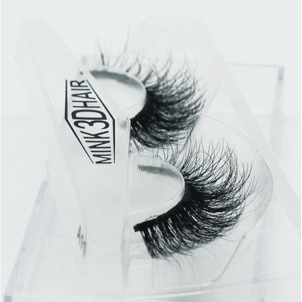 Professional Natural Fake Eyelashes , 3D Mink False Eyelashes For Dairly Makeup
