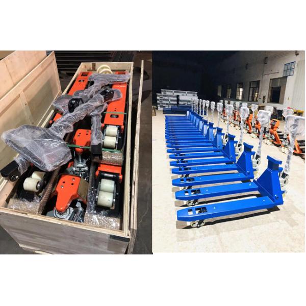 Carbon Steel Manual Type Forklift 2000Kg Hand Pallet Jack With Weight Scale
