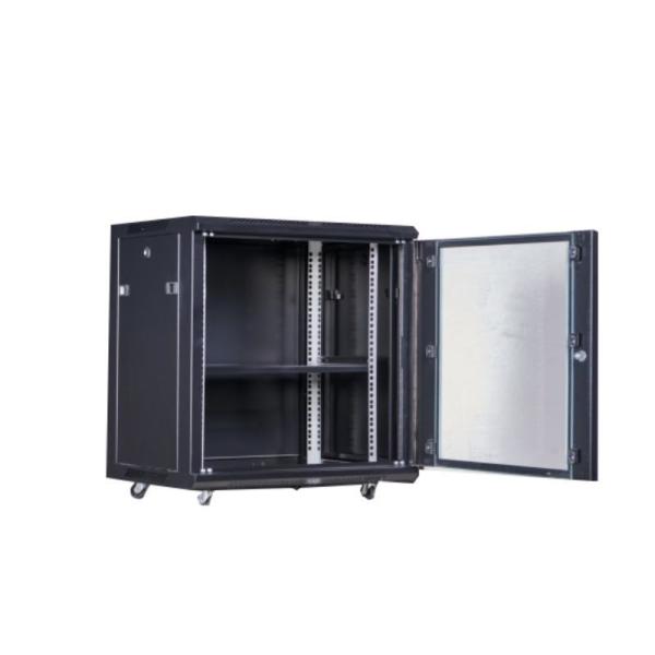 12U Surface Finish Degreasing Picking Phosphating Powder Coated Server Rack Cabinet