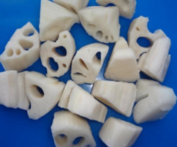 I.Q.F. Frozen Lotus Root, Random Cut, peeled, 5 -9 grams