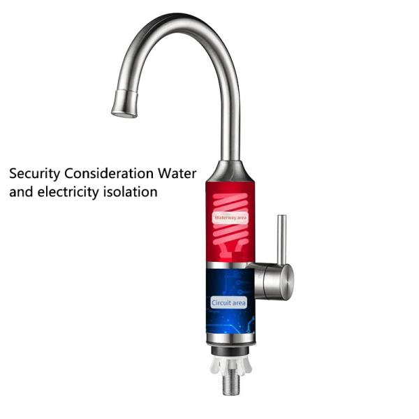 Heater Tap Mini Portable Easy Disassemble Instant Hot Water System Plastic Bat