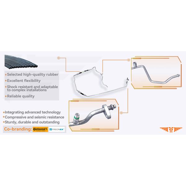 Renault Clio 8200351987 Aluminium Aircon Pipe 98-05 1.6L Car AC Hose Pipe