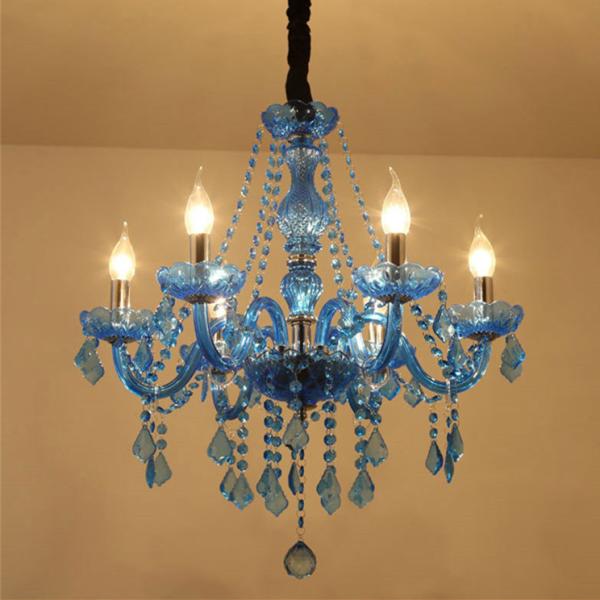 Modern Wedding Luxury Hanging Candle Light With Crystal Chandelier