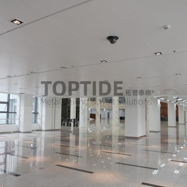 Construction Multi Size Shape Ceiling Systems Aluminium Integrated Suspended Metal Ceiling