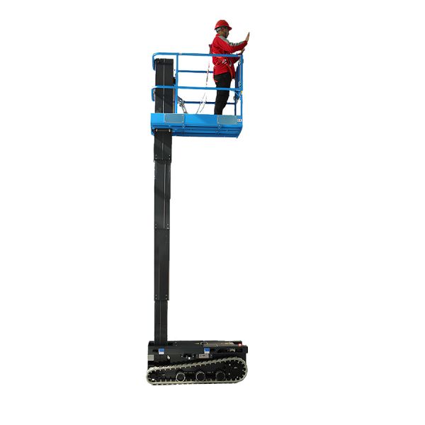 Self Propelled Vertical Electric Mast Boom Lift Platform Cherry Picker Equipment 6M