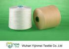 20S - 60S Virgin Raw White Ring Spun Polyester Yarn Good Twist For Sewing Garment