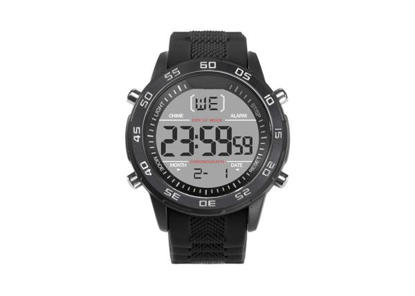 Shock Resistant Digital Plastic Sports Watch 5cm Dial Diameter With Alarm Function