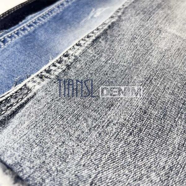 180cm Wide Width Indigo Sanforizing Cotton Spandex Twill Denim Fabric For Shirt Jeans