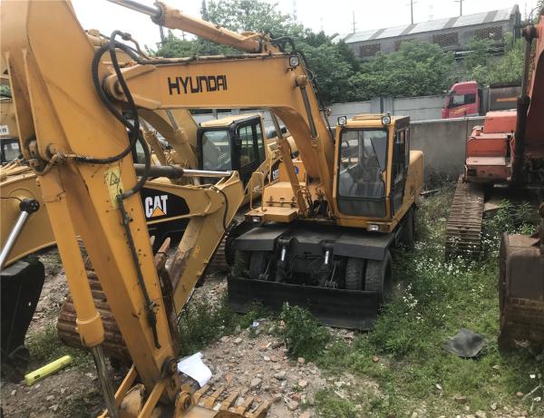                  Used Hyundai R200-6 Wheel Excavator in Perfect Working Condition with Amazing Price. Secondhand Hundai Wheel Excavator R150LC, R200, R215LC on Sale.             