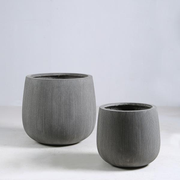 Sturdy GRC Planter Pots For Flower And Green Plant Frost Resistant Life Time 5-6 Years Outdoor Impact Resistant