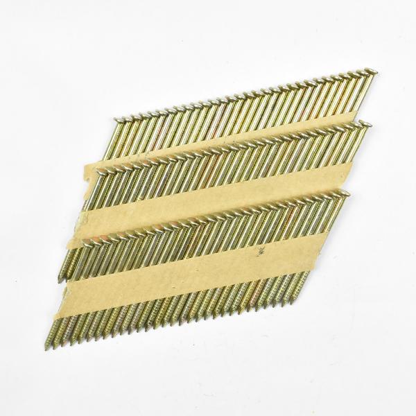 50mm - 90mm Length Paper Tape Framing Nails / 34 Degree Framing Nails