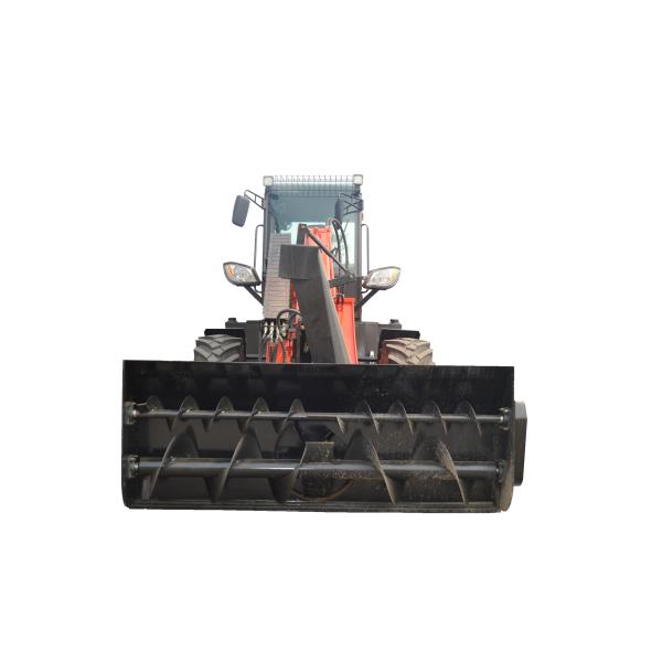 Yellow 2350mm Wheelbase 2500kg Telescopic Wheel Loader