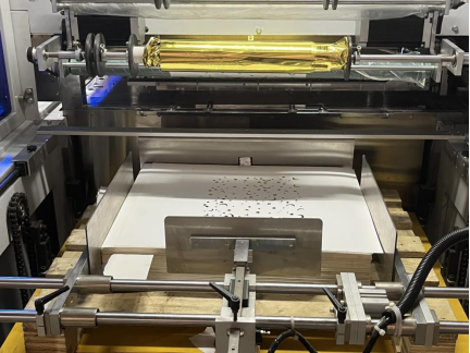 PRY-95 Automatic Servo Multicolor Hot Foil Stamping Machine for Paper with Motor