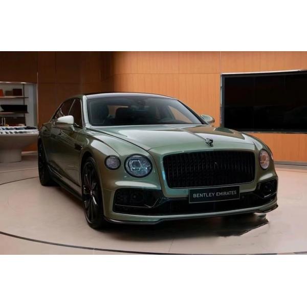 Flying Spur Bentley Body Kit W12 Style Carbon Fiber Lip Kit 2019 Diffuser Spoiler Side Skirt