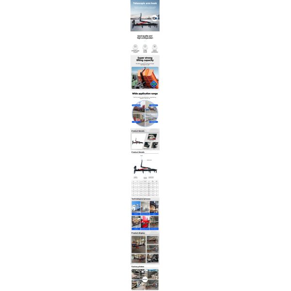 Hook Lift Trailer , Hook Lifting Arm Hydraulic System Hook Lift Hoist For Heavy Duty Truck Equipment
