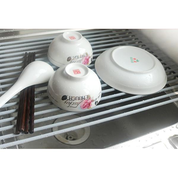 силикон аксессуаров кухонной раковины толщины 1.0mm покрыл крен вверх по циновке засыхания блюда