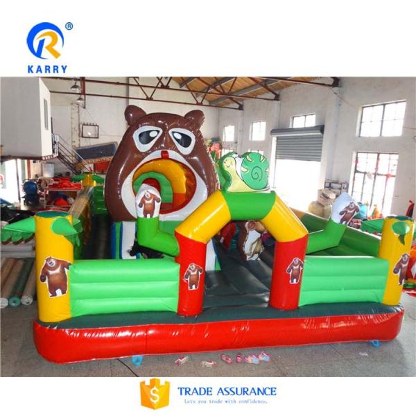 14 Years up EN14960 Certificate Inflatable Bounce Fun City for Outdoor Amusement Park