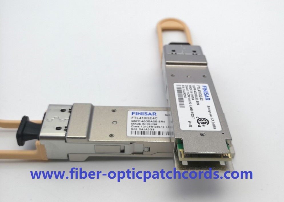 Оптически модуль Finisar FTL410QE4C 40BASE-SR4 QSFP+ 850nm 150m приемопередатчика Gen4