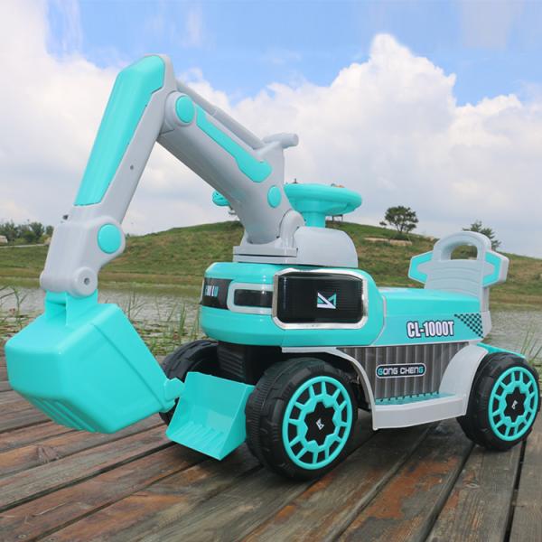 Пластиковые электрические экскаваторы Авто игрушки для детей 2022 год Подарки Возрастный диапазон от 2 до 4 лет