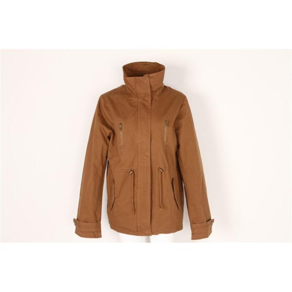 Ladies longline COTTON parka, Women's cotton coat, Very Washed, Chic style