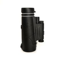 Monocular 12x50 da visão noturna da tocha HD do diodo emissor de luz com compasso do tripé do suporte do telefone