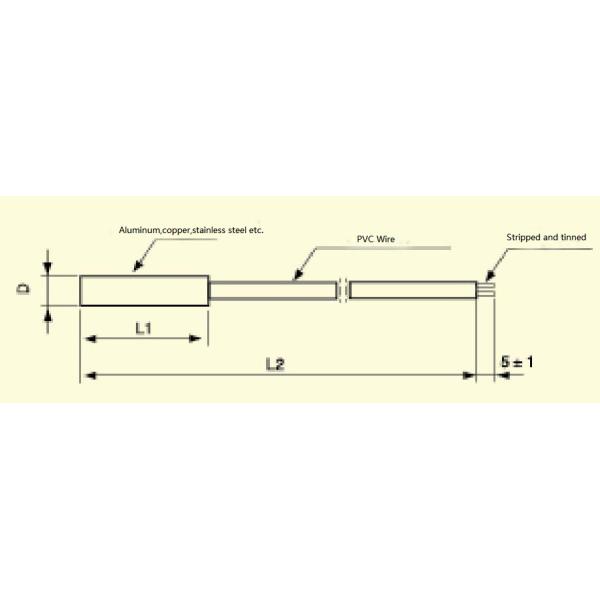 CQC Certificated Waterproof CWF Precision Custom NTC Temperature Sensor 10KOHM 3950 For HVAC and Refrigeration