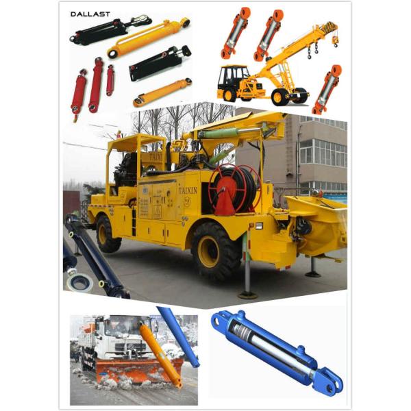 Tipo largo resistente cilindro hidráulico del pistón del movimiento para industrial