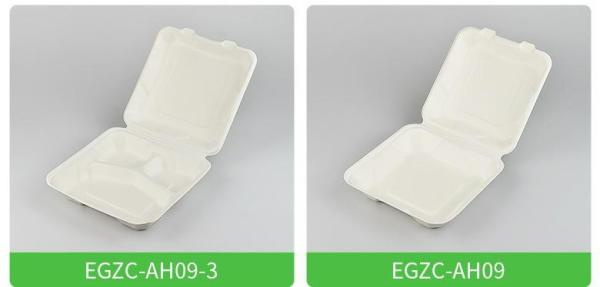 EN13432 90mm Height 1000ml Microwavable Container For Take Away