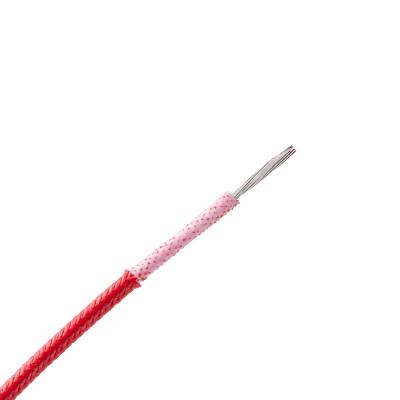 Silicone Rubber Insulation Fiberglass Weave Fire Resistant Cable For Instrumentation