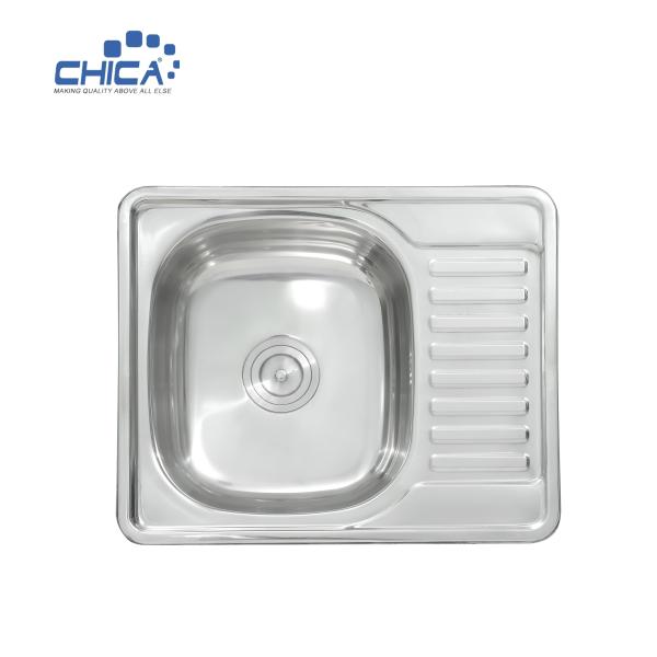 modern international making art stainless steel single bowl sink with wing technology advanced kitchen sink