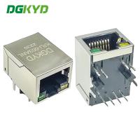 Connecteur d'Ethernet de Cat5 RJ45 avec l'obstruction commune de mode, G/Y LED