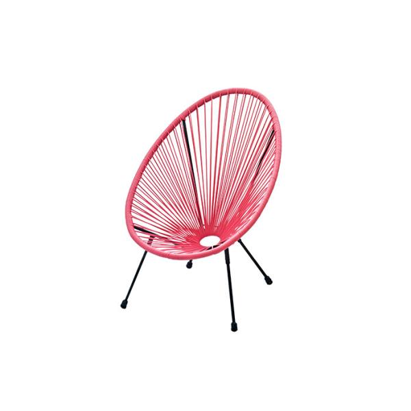 Steel Frame Child Outdoor Rattan Chair KD Stackable
