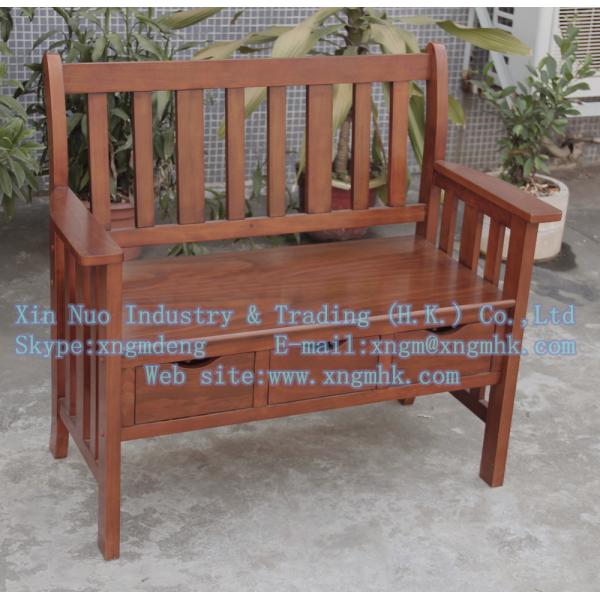 Wooden Raven Storage Bench、Wooden chair, wooden outdoor chairs, wooden double chair