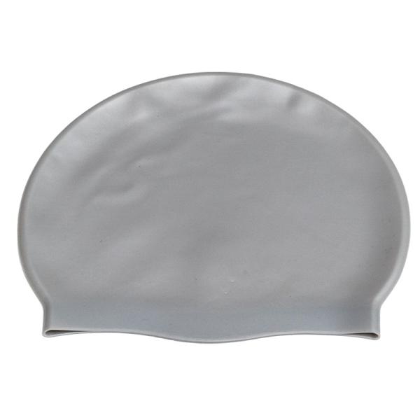 Silicone Swimming Hat 65g Black Stylish Waterproof Swimming Cap Adults