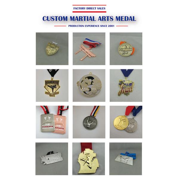 Gymnastics Metal Die Cast Medals  ,  Zinc Alloy Custom Gold Medals