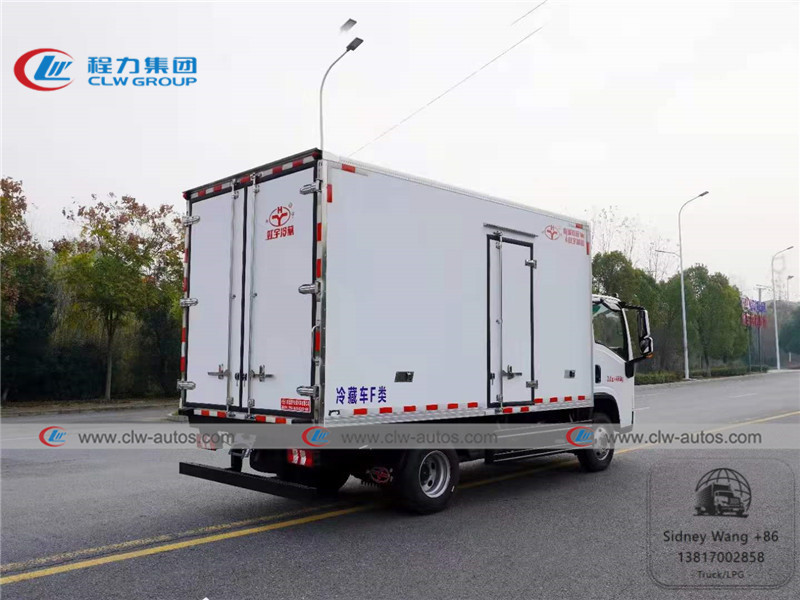 Shacman 4x2 5T Refrigerated король Холодильник Hanxue несущей Van Тележки С термо-