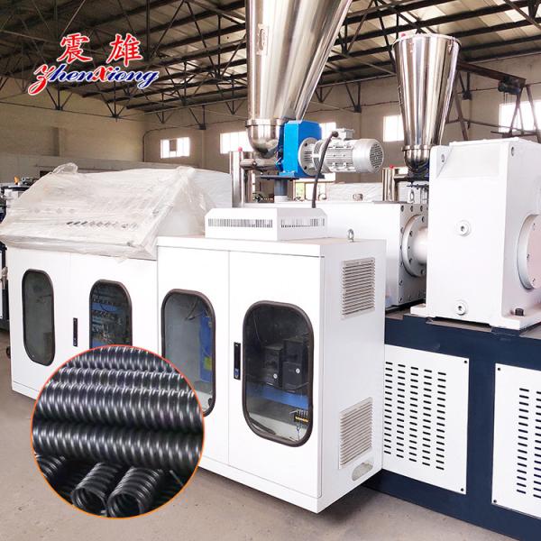 Prestressed Spiral Corrugated Plastic Pipe Machine Multi Specification HDPE Pipe Extrusion