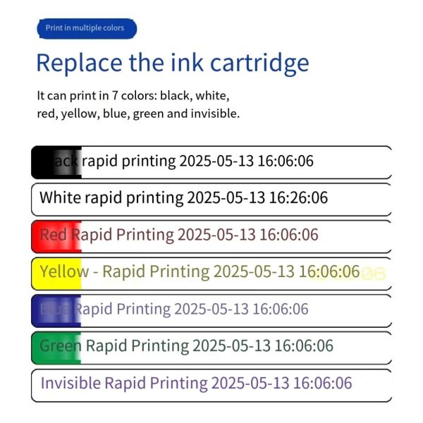 Intelligent Electric Handheld Inkjet Printer Small Multi Color Paper Plastic Printer Remote Monitoring for Printing Production