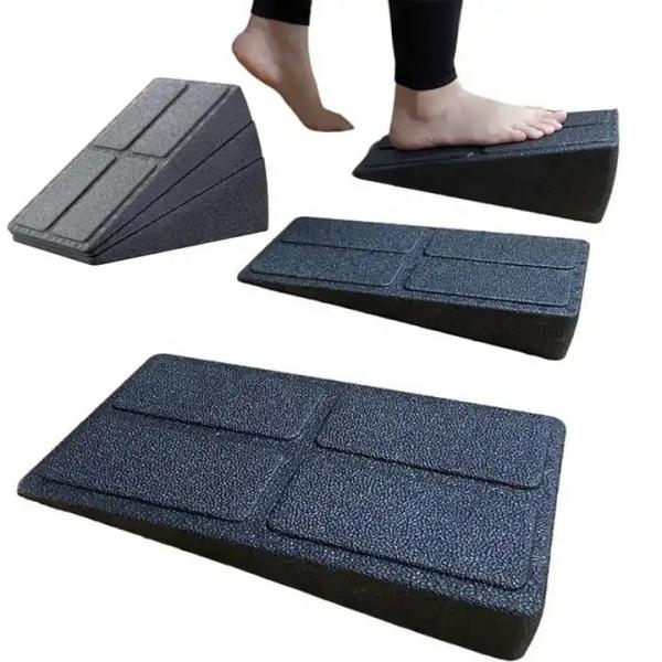 EPP Yoga Wedge Stretch Slant Board Non Slip 3 pcs Adjustable Squat Ramp Squat Wedge Block Squat Wedge for Heel Elevated
