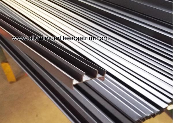 Extruded Aluminum Sliding Door Frame Profile With Powder Coating Grey