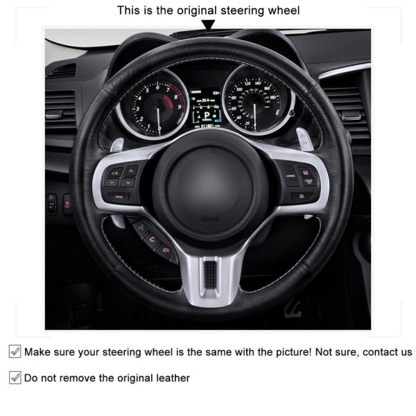 MEWANT Drop Ship For Mitsubishi Lancer Evolution EVO X 10 2008-2015 Fashion Car Accessories For Women Steering Wheel Cover Suede