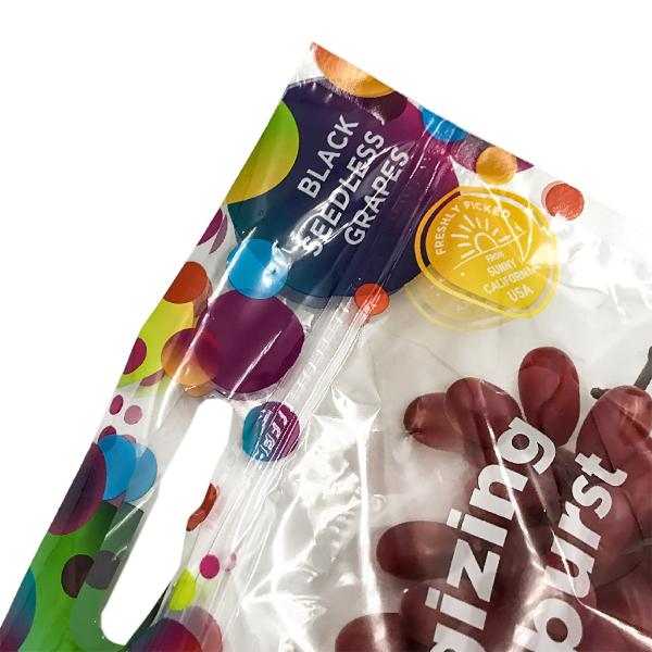 O vegetal de fruto fresco do empacotamento plástico de Opp do supermercado ensaca com esparadrapo