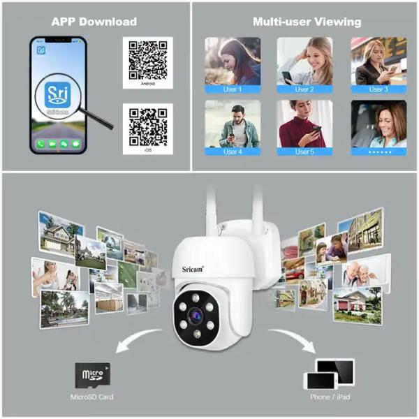 Network Wireless 3 Digital Zoom Outdoor PTZ Security Camera Night Color IR Distance 15 Meters Camera
