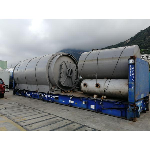 Завод по пиролизу пластмасс для переработки отходов шин на дизельное топливо